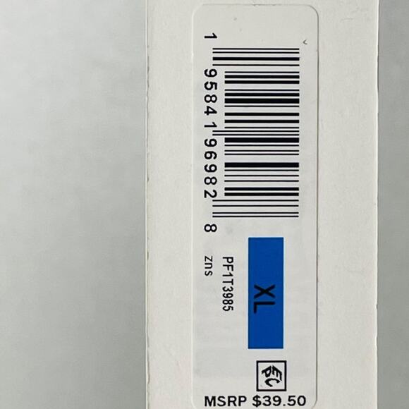 Calvin Klein Performance womans Sliced Logo Cropped T-Shirt White  XL - Picture 5 of 11